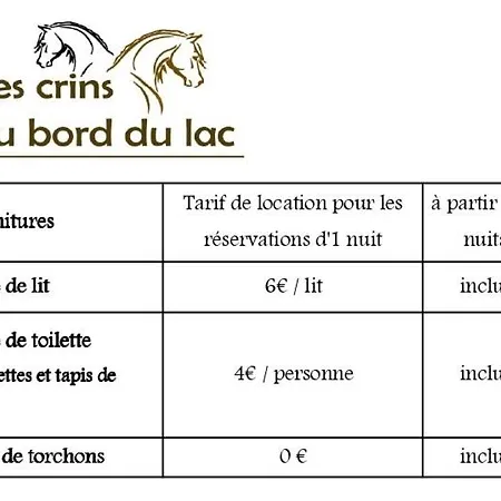 Casa vacanze Les Crins Au Bord Du *